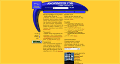 Desktop Screenshot of anonymizer.secuser.com